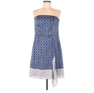 The Limited Printed Strapless Dress